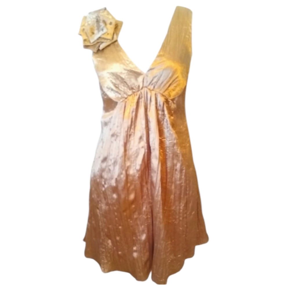 Poppy Garden gold dress  Small